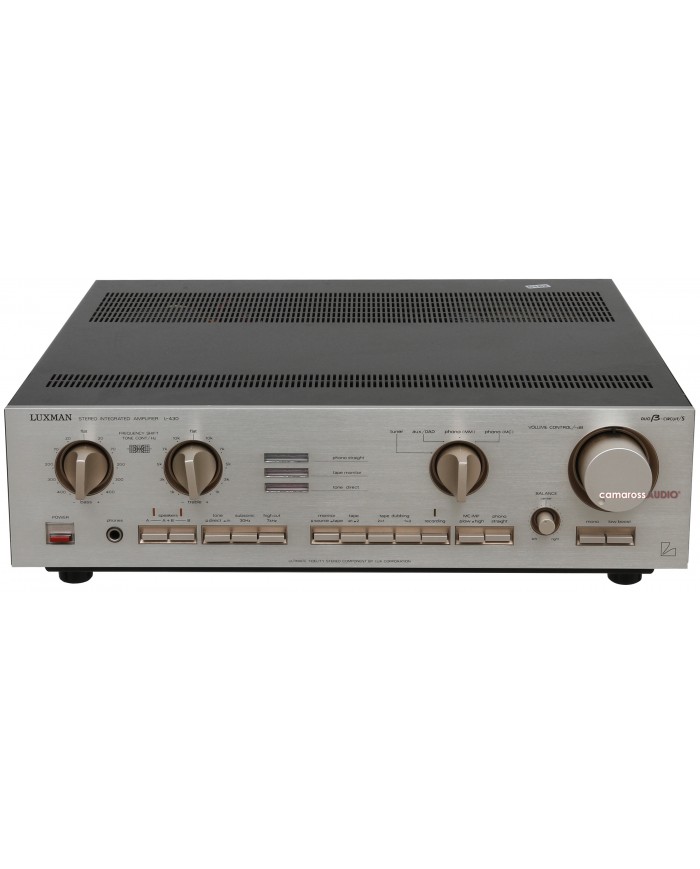 Luxman L-430 Stereo Integrated Amplifier Gümüş Renk Vintage Ses Sistemi