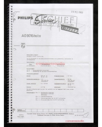Philips AG9016 Tube Integrated Amplifier