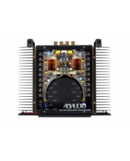 AM Audio AM2 Referans Mono Güç Amplifikatörü, MOSFET, gümüş ve siyah.