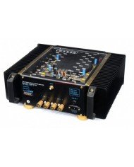 AM Audio AM2 Reference Mono Power Amplifier, iki aşamalı MOSFET, siyah, altın detaylı, ses amplifikatörü