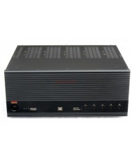 ADCOM GFA-7000 GTP-400 siyah ön amplifikatör, THX sertifikalı, ses ve termal koruma.