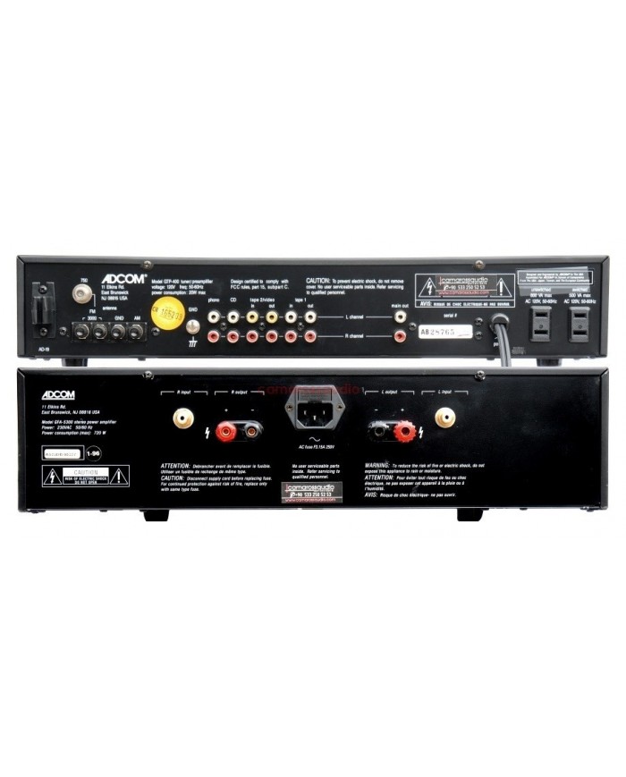 ADCOM GFA-5300 GTP-400 Preamplifier
