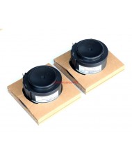 Scan-Speak D2904/950000 siyah dome tweeter, 2'li paket, ses hoparlörü bileşeni.