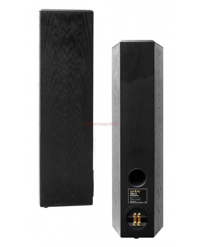 Infinity Kappa 70 Siyah Kule Hoparlör, Wood Grain Tasarım, Arka Görünüm