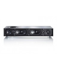 Naim Mu-So Reference Kablosuz Müzik Sistemi, gümüş renkli, modern ve zarif tasarımlı bir ses sistemidir.