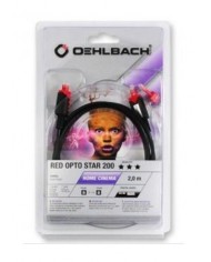 Oehlbach RED OPTO STAR 200 Optic Cable 2mt