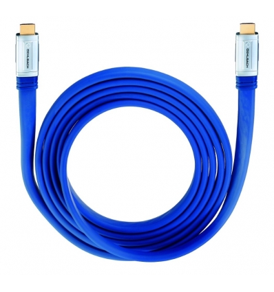 Oehlbach XXL MADE IN BLUE HDMI Cable (0,75mt) 