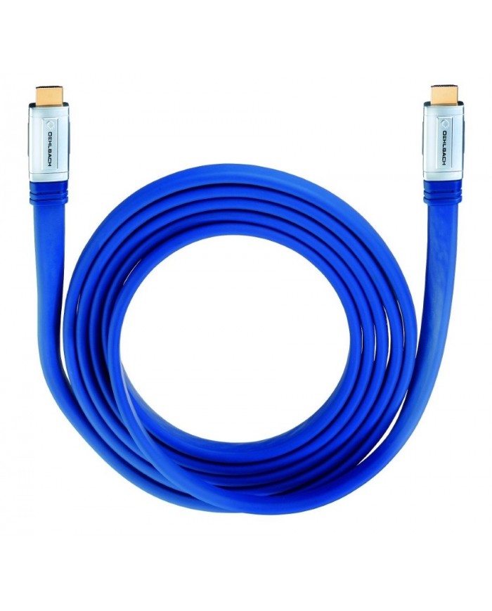 Oehlbach XXL MADE IN BLUE HDMI Cable (0,75mt) 