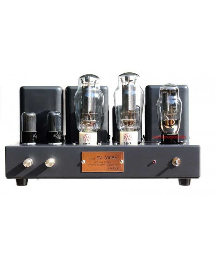 Sun Audio SV-300BE gri vakum tüplü stereo güç amplifikatörü
