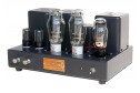 Sun Audio SV-300BE vakum tüplü stereo güç amplifikatörü, koyu gri renkli.