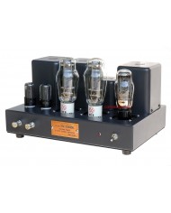 Sun Audio SV-300BE vakum tüplü stereo güç amplifikatörü, koyu gri renkli.