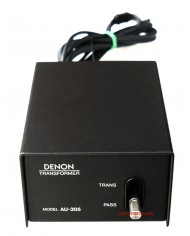DENON AU-305 Siyah Step Up Transformer, vintage ses ekipmanı