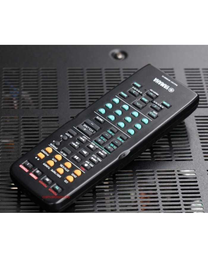 Yamaha RX-497 uzaktan kumanda, siyah, çeşitli düğmelerle