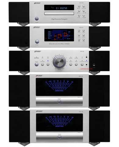 Advance Acoustic 403 503 506 705 gümüş ses sistemi seti
