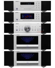 Advance Acoustic 403 503 506 705 gümüş ses sistemi seti
