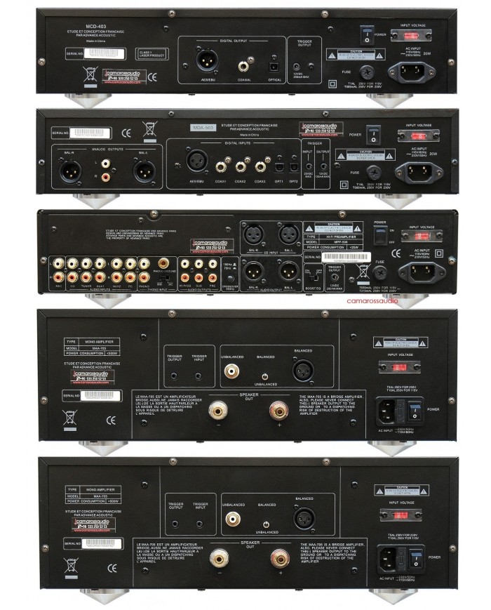 Advance Acoustic 403 503 506 705