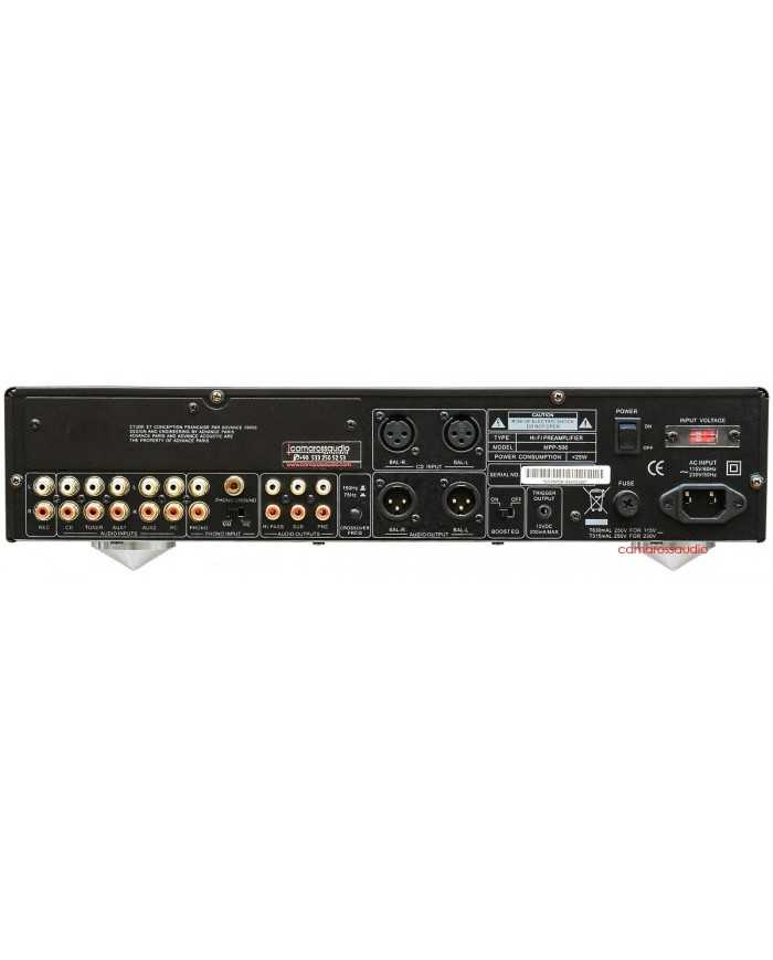 Advance Acoustic MPP-505 Hi-Fi Preamplifier arka paneli