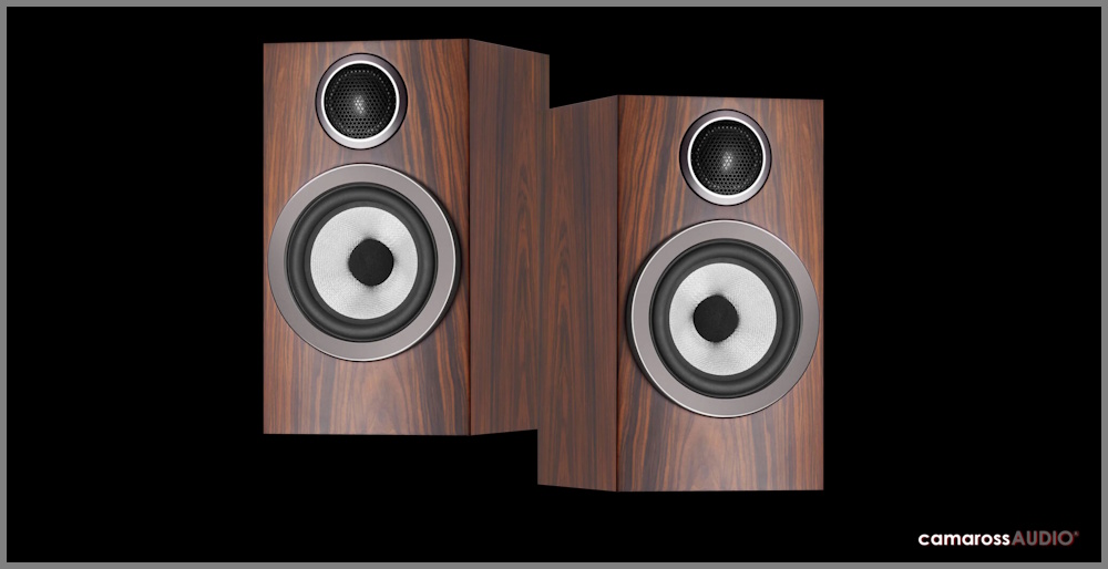 Bowers & Wilkins 707 S3 Koyu Ahşap Kitaplık Hoparlör Çifti