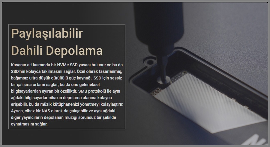 Matrix Audio MD-1 Streamer desteklediği müzik servisleri ve protokolleri