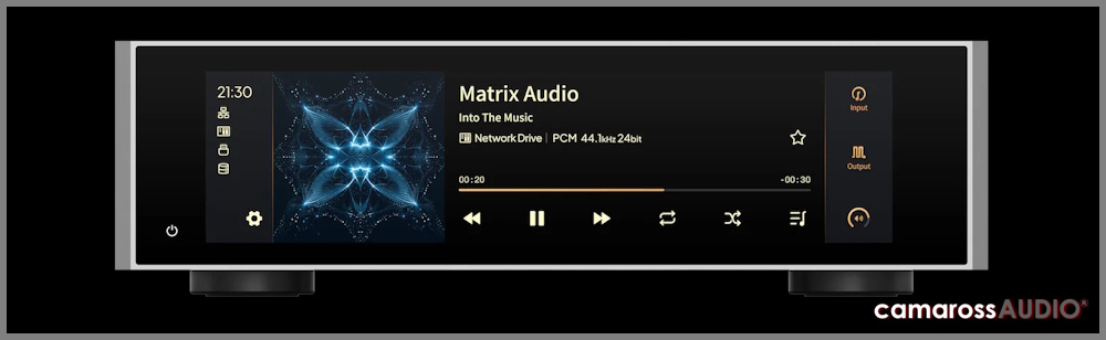 Matrix Audio TT-1 Dijital Ses Taşıyıcı ön yüz ekran görüntüsü