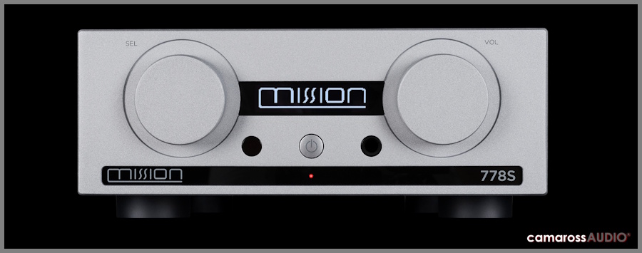 Mission 778S Kablosuz Müzik Yayıncısı ön paneli gümüş renkli.