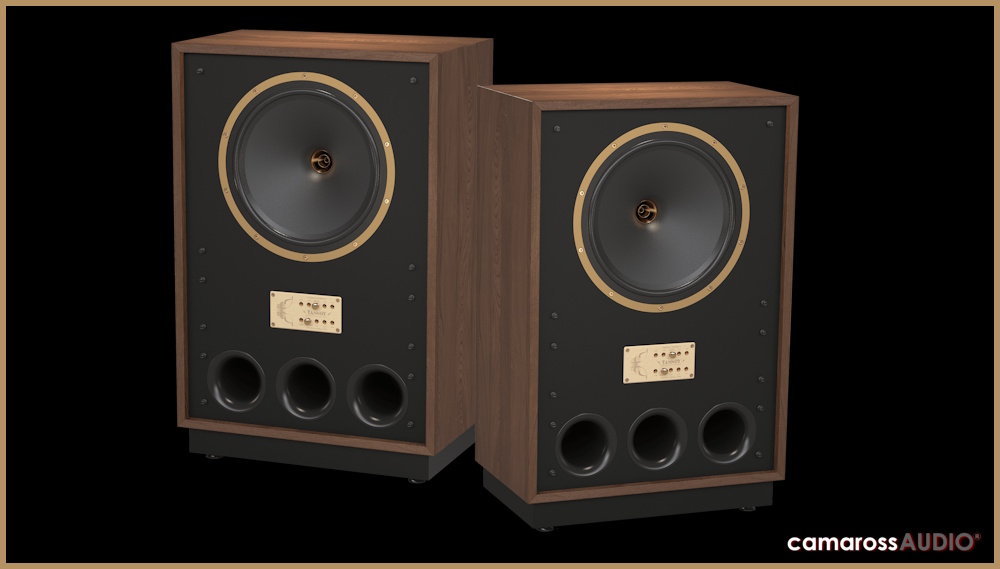 Tannoy ARDEN ahşap kabinli vintage hi-fi hoparlör çifti.