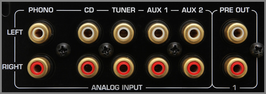 Rotel RA-1570 Entegre Amplifikatör Analog Giriş/Çıkış Bağlantıları