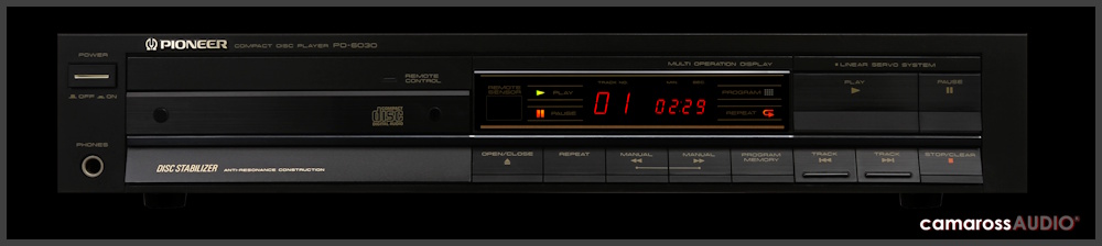 Pioneer PD-6030 Kompakt CD Çalar Ön Yüzü Siyah Klasik Hifi