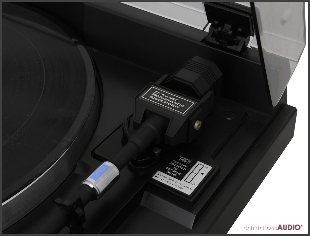Pioneer PL-960 pikap dinamik rezonans emici ve ayar detayı.