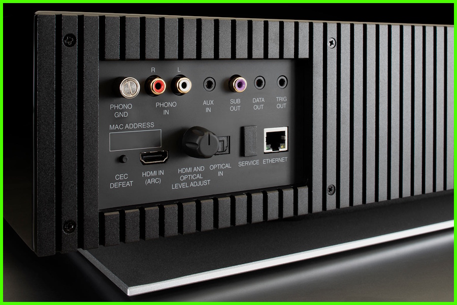 McIntosh RS250 Kablosuz Hoparlör Sistemi Bağlantı Girişleri ve Portları