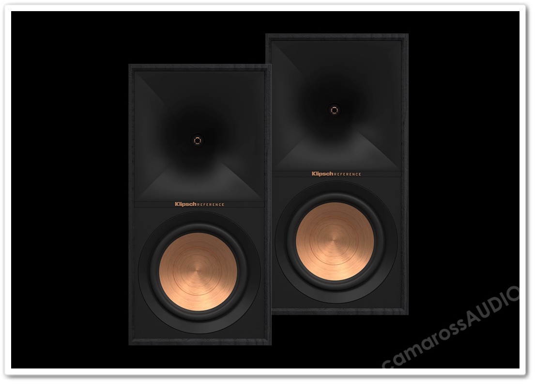 Klipsch R-60M Siyah Kitaplık Hoparlör Çifti Bakır Woofer