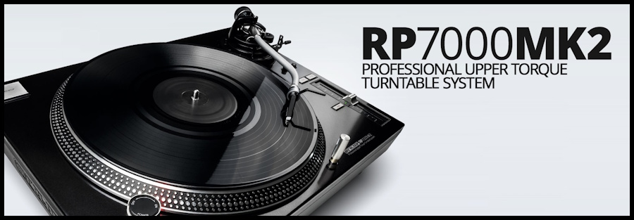 Reloop RP-7000 MK2 profesyonel DJ plak çalar sistemi siyah