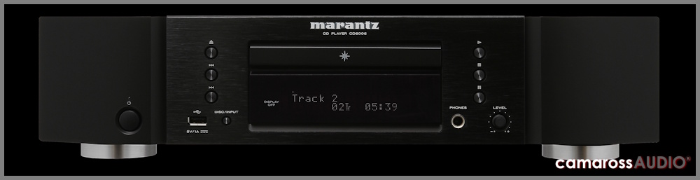 Marantz CD6006 Siyah CD Çalar Ön Panel Detayı