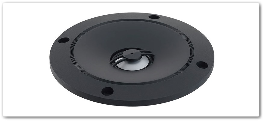 JBL 4312SE tweeter sürücü bileşeni siyah renkte, detaylı görünüm.