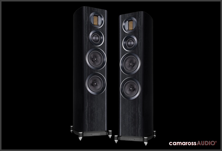 Wharfedale EVO 4.3 siyah ahşap kaplama kule tipi hoparlör çifti