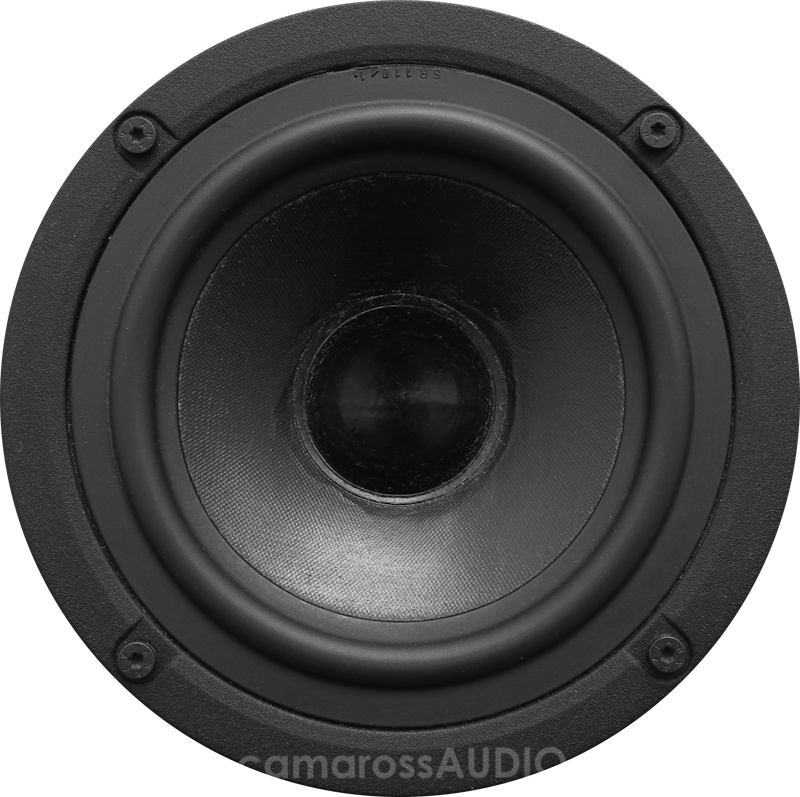 XAVIAN XN 125 Junior hoparlör sürücüsü yakın çekim siyah woofer.