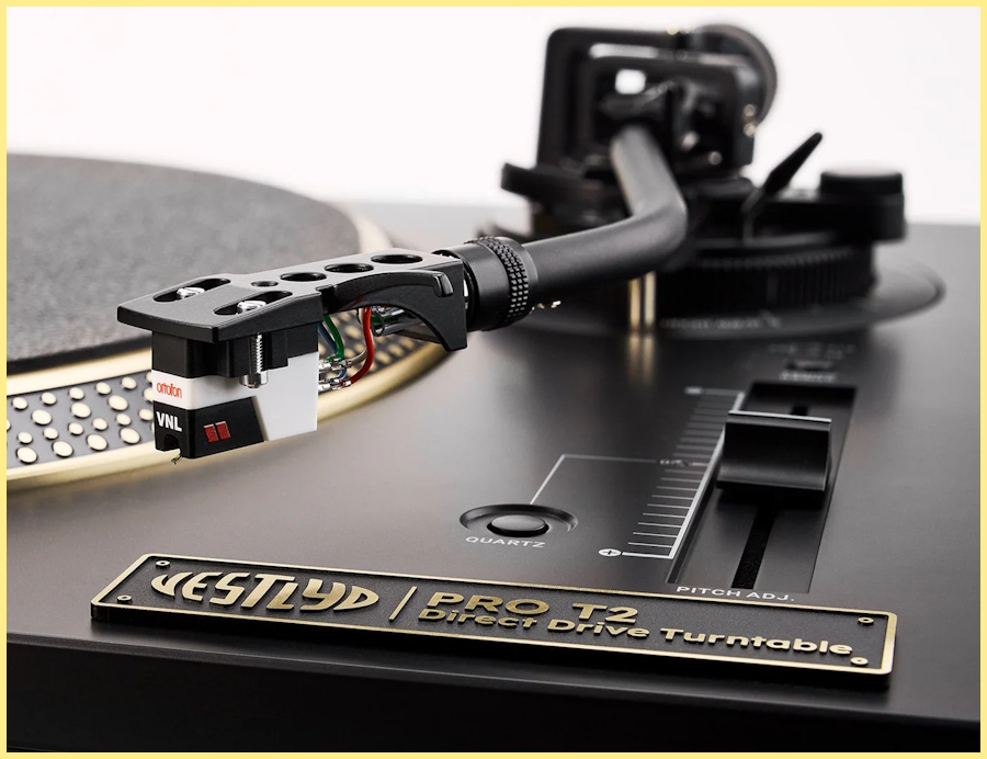Vestlyd PRO T2 Direct Drive Turntable Ortofon iğne detayı.