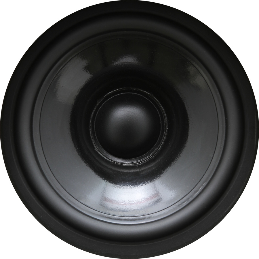 Stirling LS3/5a V2 AB-2 Bass Extender woofer sürücüsü yakın çekim.