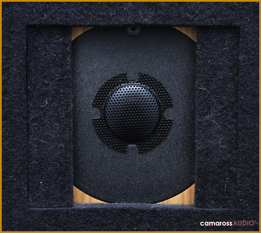 Stirling LS3/5a V2 AB-2 Bass Extender tweeter sürücü detayı.